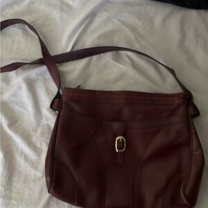 Burgundy  Shoulder Bag